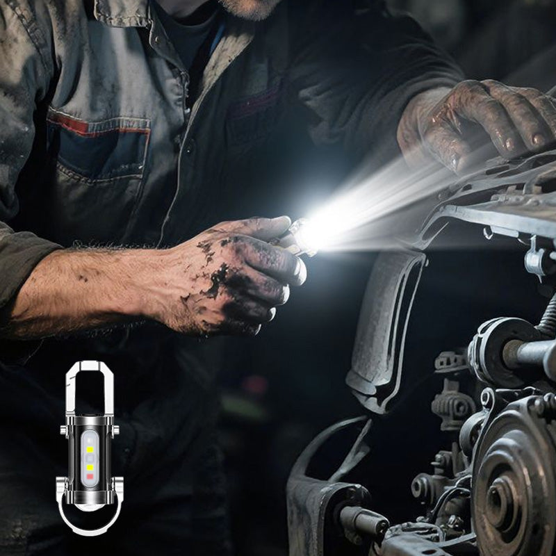 Oplaadbare heldere zaklamp met sleutelhanger