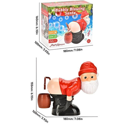 Kerstman-bellenmachine (met licht en muziek)