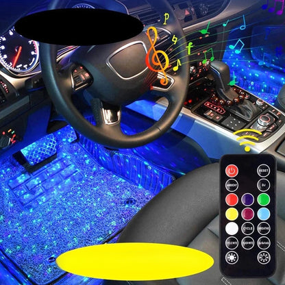 Draadloze RGB-interieurverlichting – kleuren die meebewegen met de muziek