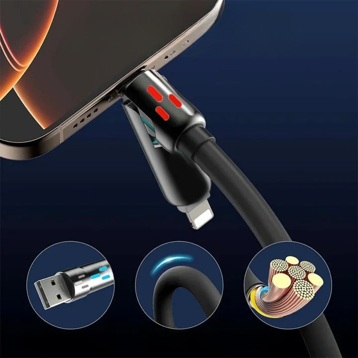 Globetrek – Universele slimme multifunctionele oplaadkabel