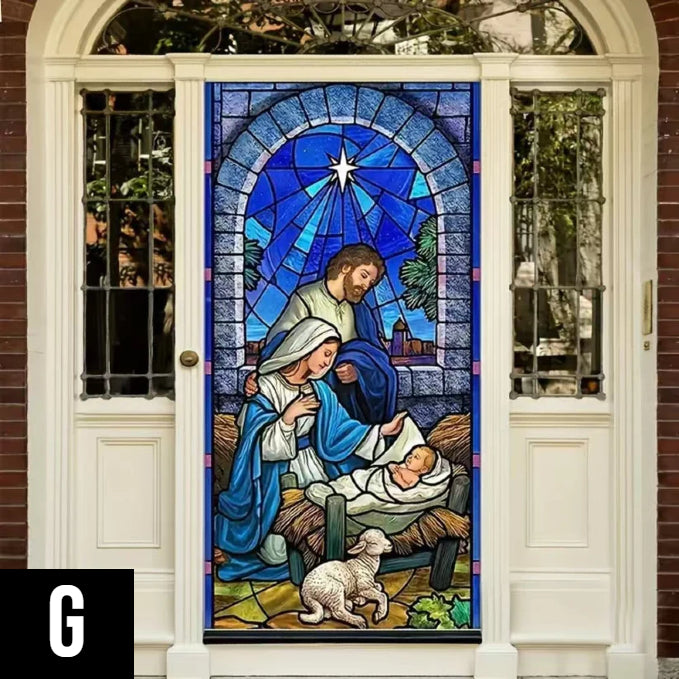 Kerstdeurkrans met strik en belletjes – een opvallende feestelijke decoratie