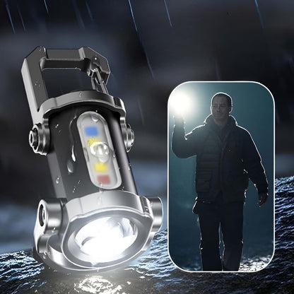 Oplaadbare heldere zaklamp met sleutelhanger