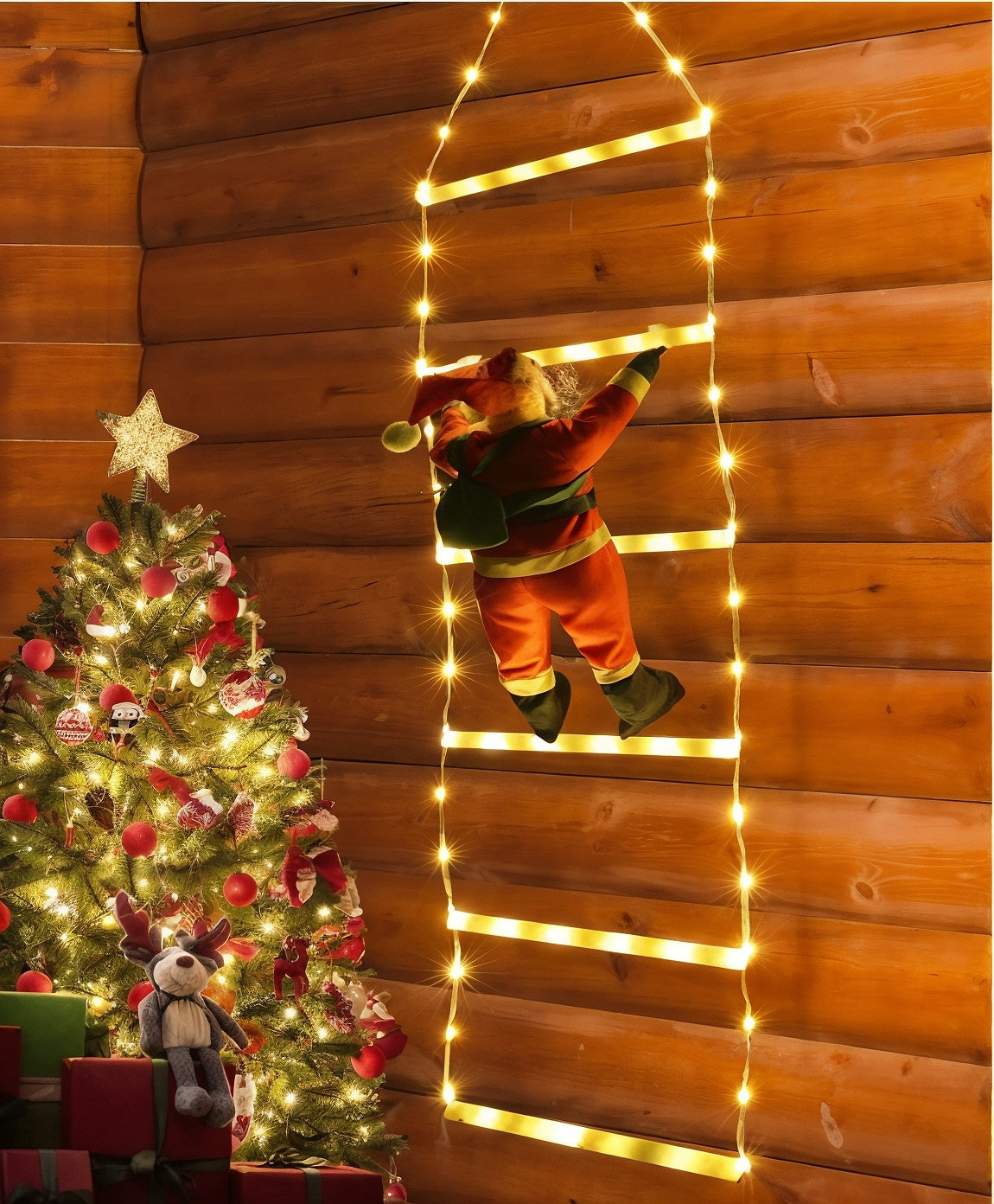 Klimmende kerstgnome – brengt een warme en feestelijke kerstsfeer in huis