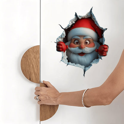 Creatieve kerstmuurstickers