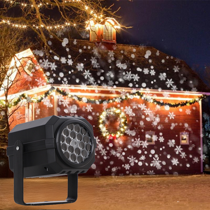 Kerst LED Projectorlamp – 16 Feestelijke Patronen met Draai-effect